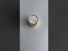 24/410 28/410 Glanz Silber Glanz Gold Aluminiumplatte Oberdeckel Ideal für recycelbare Flaschen